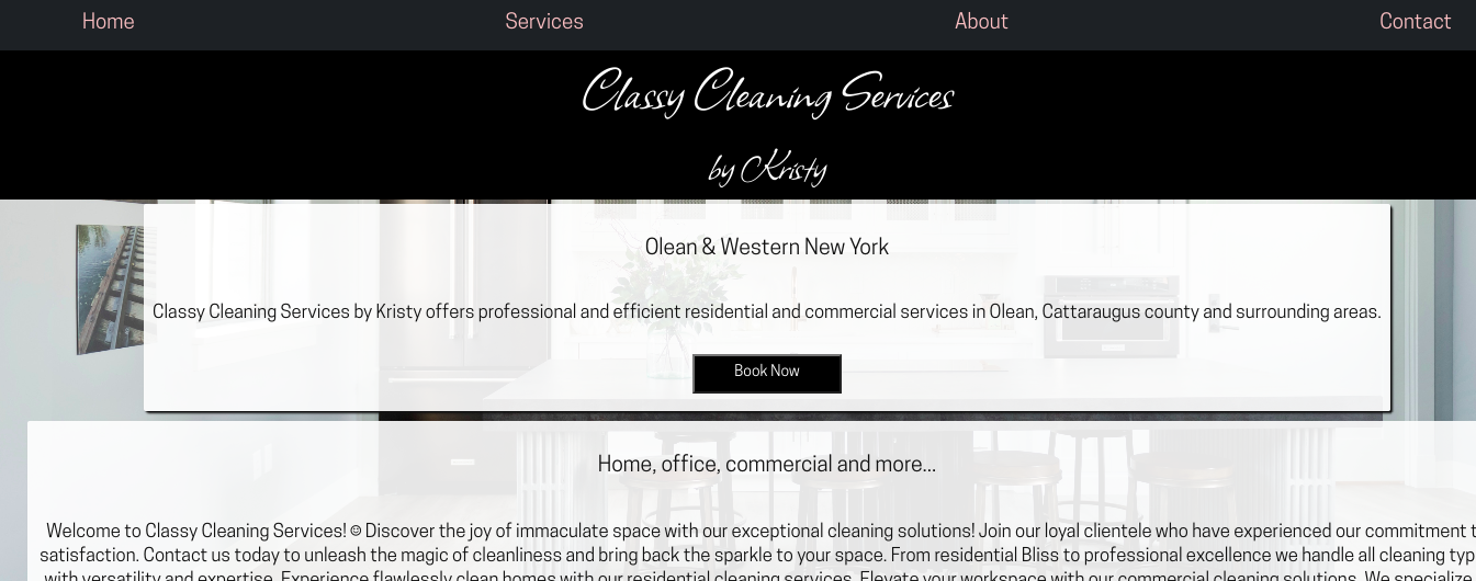Classy Cleaning Services by Kristy logo